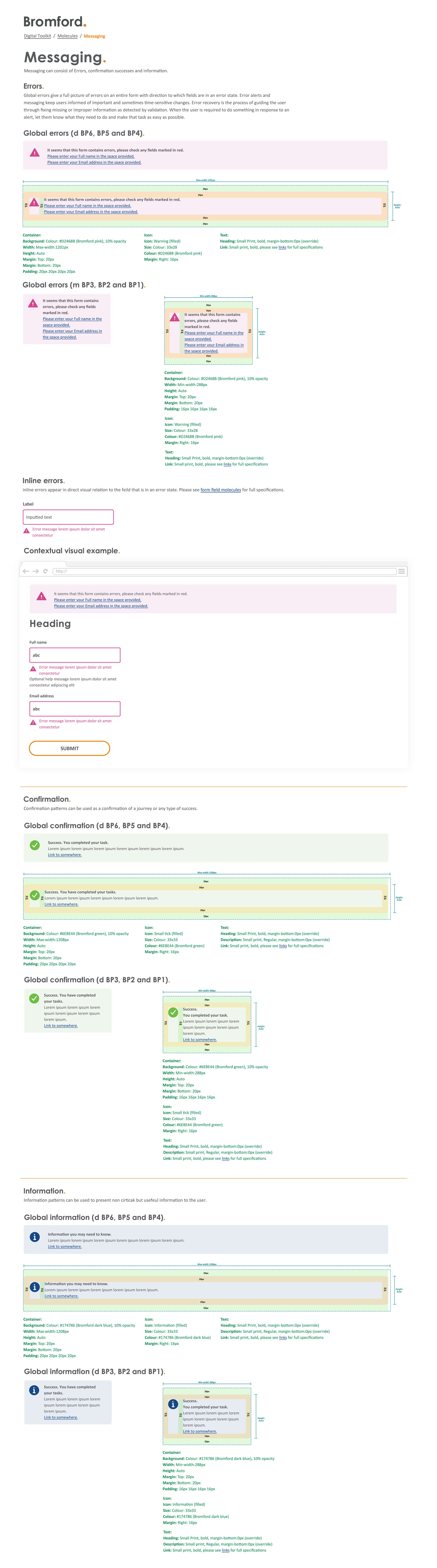 Design system in parts — Buttonsand and links