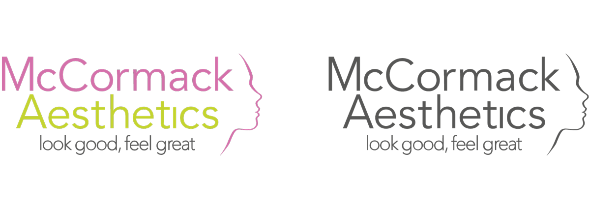 McCormack Aesthetics Logo Colour and Grey
