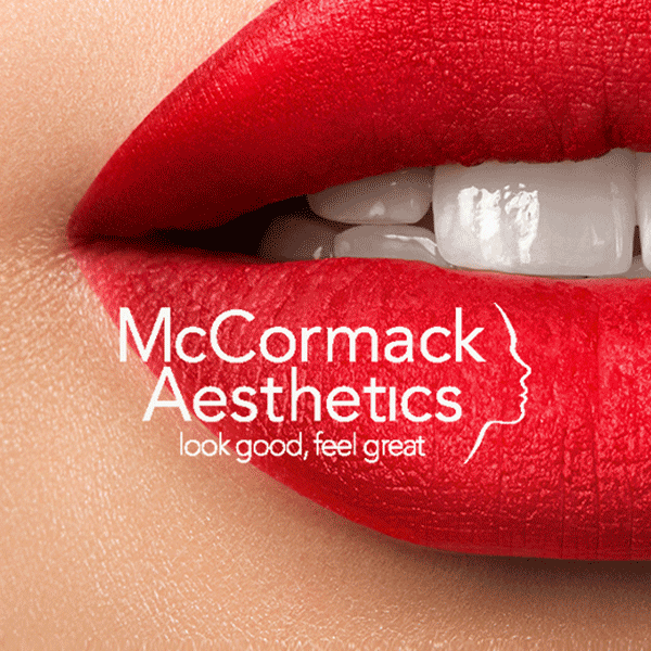 McCormack Aesthetics Lips Logo White
