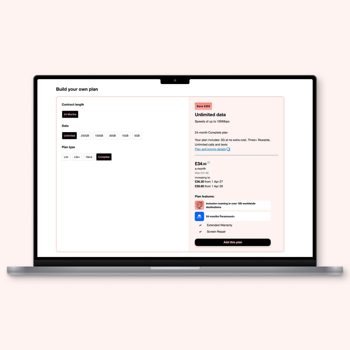 Three Sim calculator